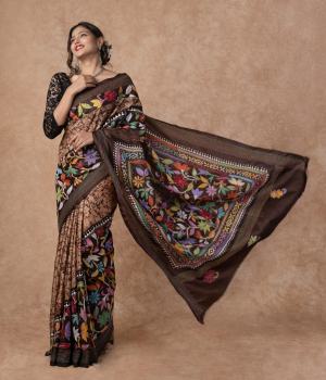 Kantha Hand Embroidery Sarees