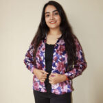 Velora Soft Silk Violet Satin Shirt