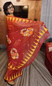 Hand Crafted Saree