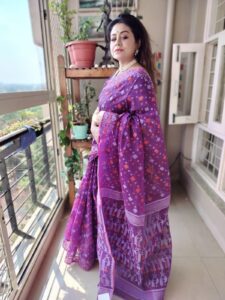 Dhakai Jamdani Saree