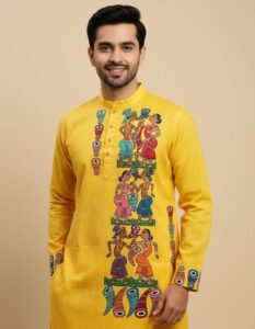 Yellow Men Kurta